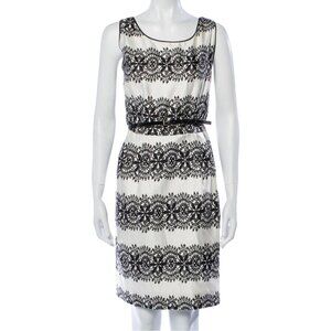 Kate Spade Lola Dress Midas size 8 Sleeveless Belted Silk Blend Lined MSRP $425
